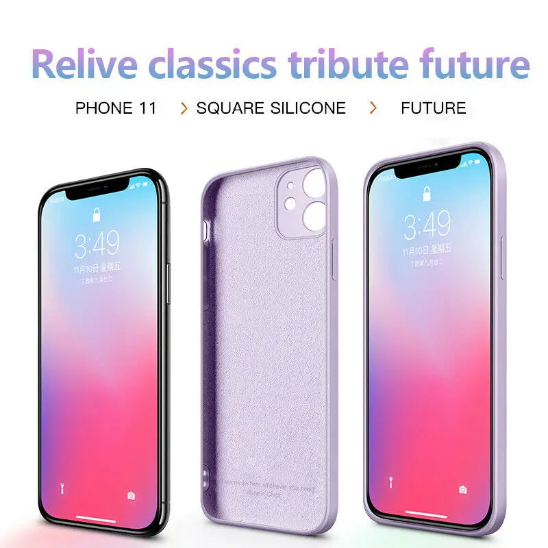 Square Fashion Silicone Case For Samsung Galaxy S24 S23 S22 S21 Ultra S20 FE S10 S9 Plus A51 A71 Note 20 Ultra Cover