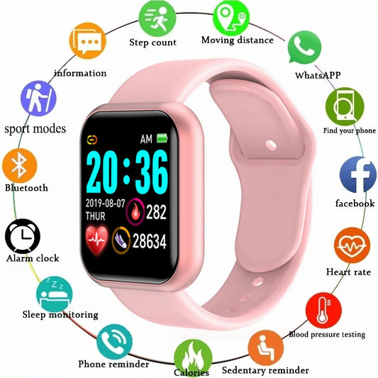 Multifunctional Smart Watch Men Women Bluetooth Connected Phone Music Fitness Sports Bracelet